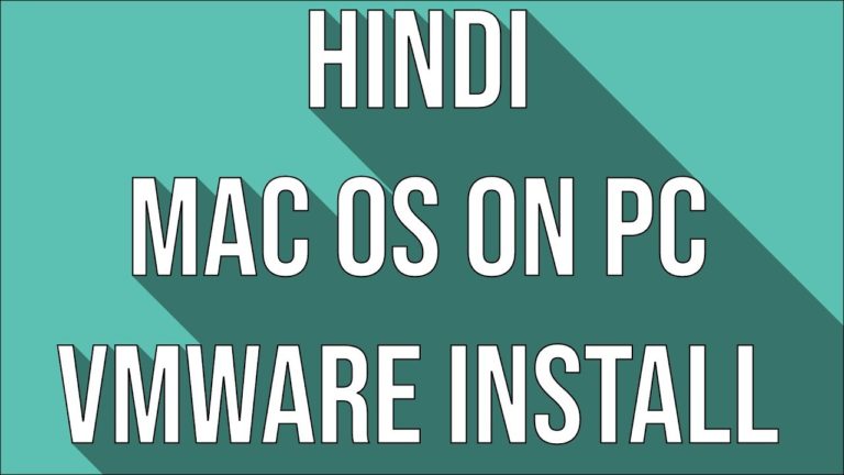 install mac os on windows vmware